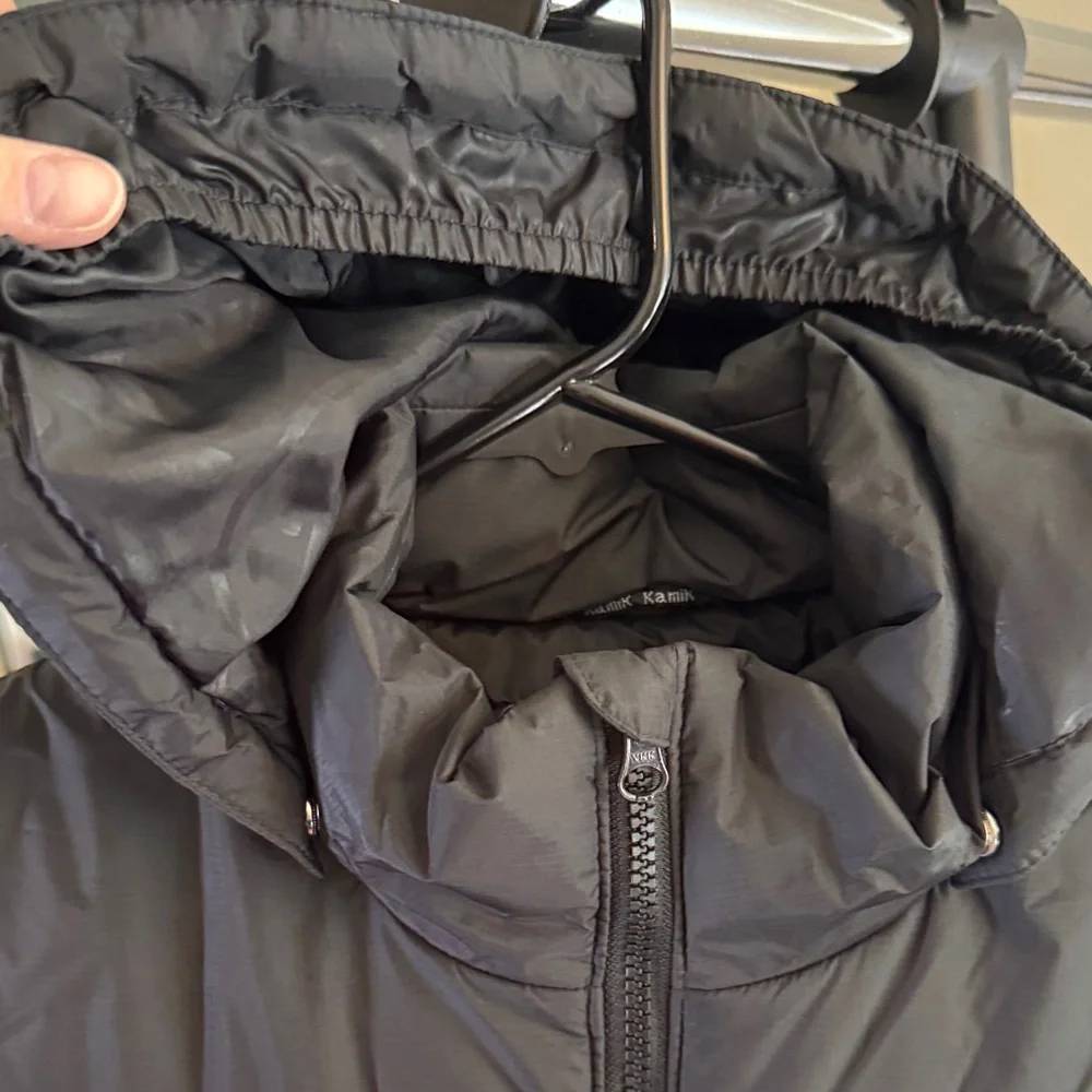 Kamik Kids Puffer Jacket in Red and Black